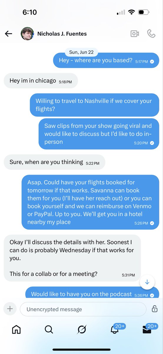 RealCandaceO's tweet image. You spent over a year attacking me on your show.
I finally said ‘okay, come on my show tomorrow’
You responded and said Wednesday worked better for your schedule. Stop being a fraud.

If I had instead publicly tweeted “Nick refused to debate!”, I would have been disingenuous.