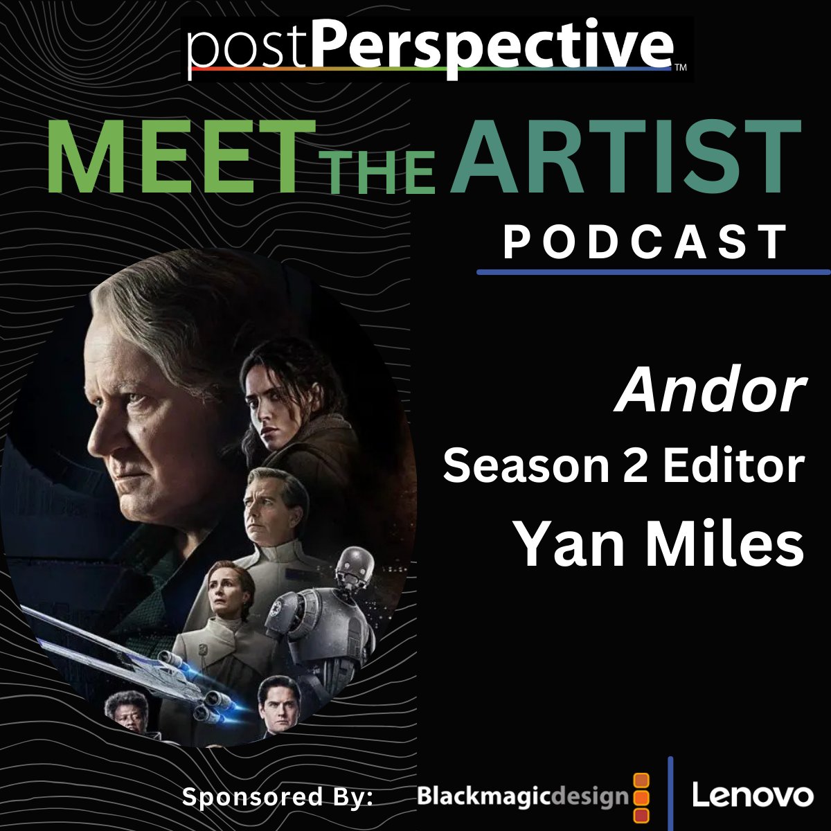 postPerspective's tweet image. 🎙️ 🛸 Emmy-winning editor Yan Miles Editor ACE talks with Ben Mehlman about cutting a full block of episodes, how the strikes shaped post, and his work with Tony Gilroy on #Andor Season 2.

🚀 Listen here! postper.info/3XtZ0HL

#PostPerspectivePodcast #PostProduction