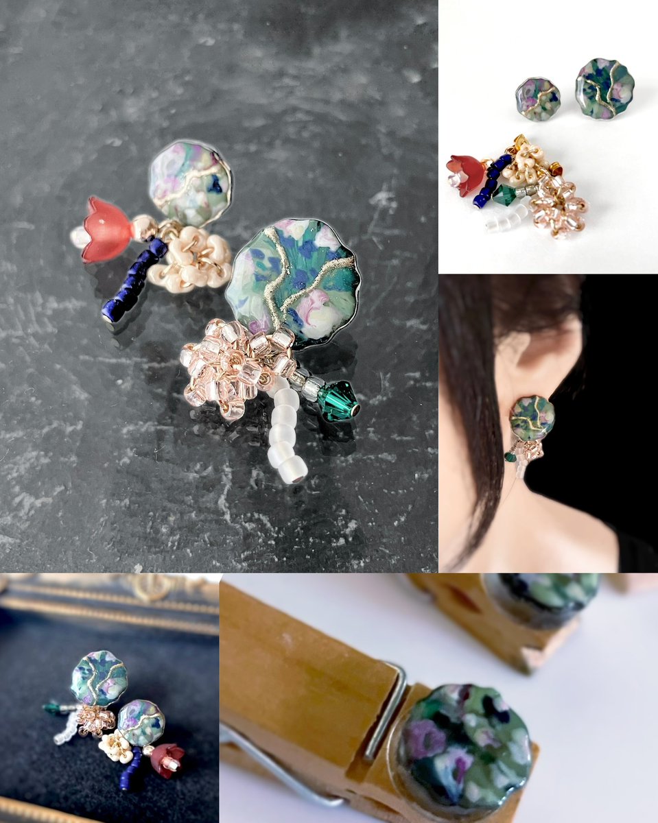 #ほっこり癒しの緑色

キリトリ ゴッホ

ゴッホの 「ばら」 をもとに制作した
イヤリング/ピアス

落ち着いた色で描かれた薔薇の花や茎や葉っぱ、風、空気感…
絵画の印象的な部分を切り取って描きました🎨

minne.com/items/43363640