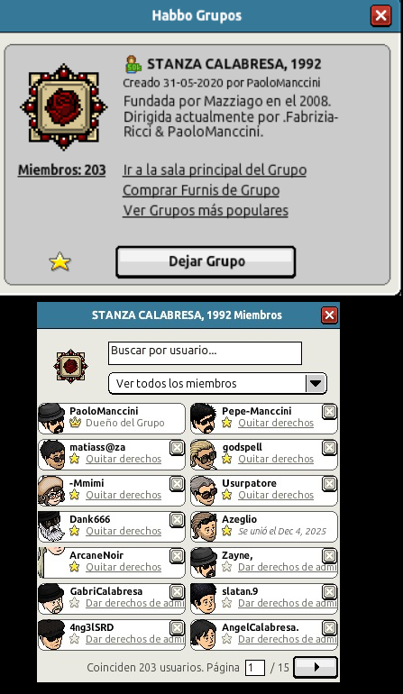 Franzese Crime Family acaba con Stanza Calabresa de PaoloManccini &amp; .Fabrizia-Ricci.

(1/2)