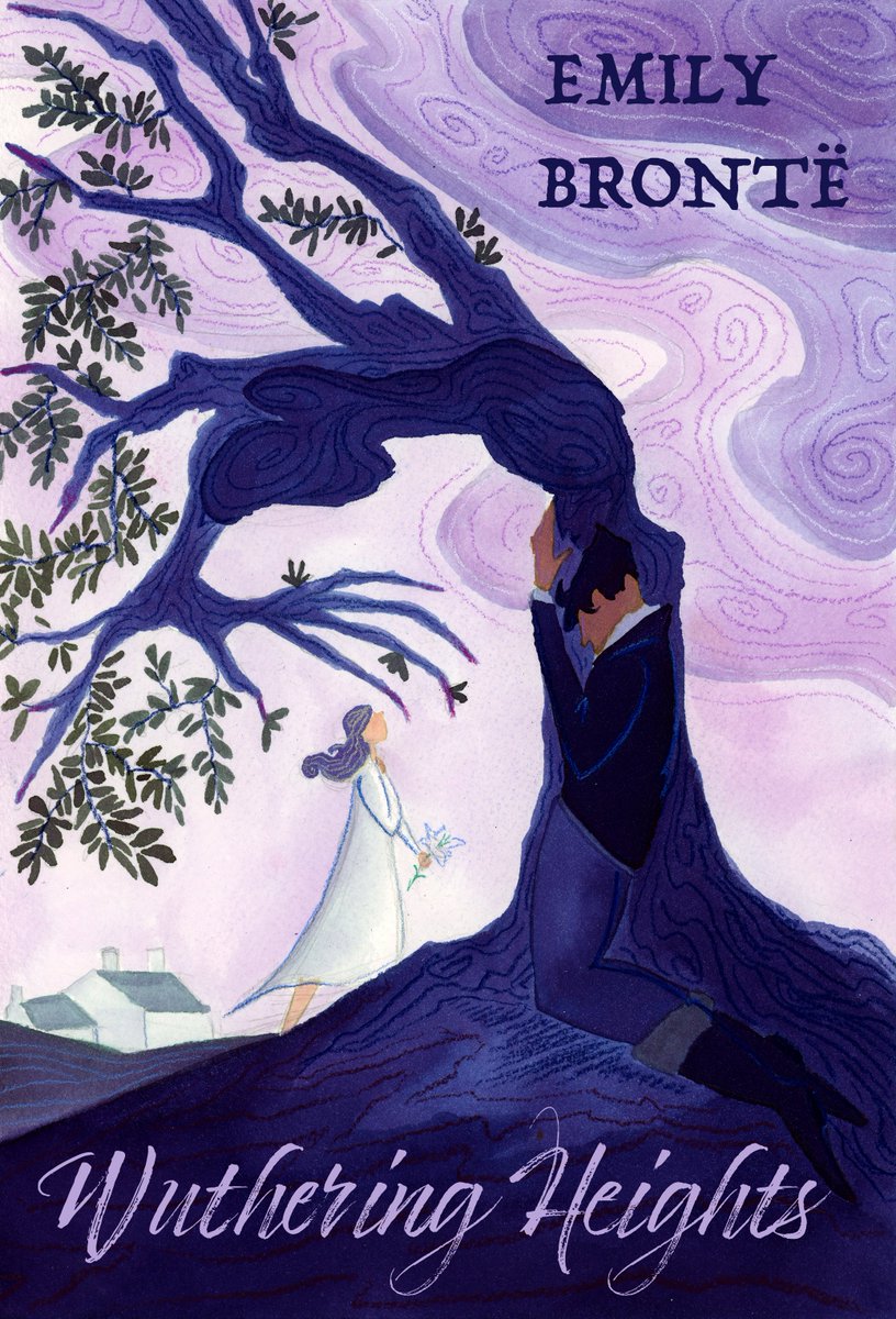 Kamilla_Sims's tweet image. Over the last few weeks I&apos;ve been working on adding some book covers to my portfolio. I&apos;ve started with a couple of classics I recently read; today it&apos;s Wurthering Heights  by Emily Bronte.
#illustration #bookillustration #bookcoverdesign