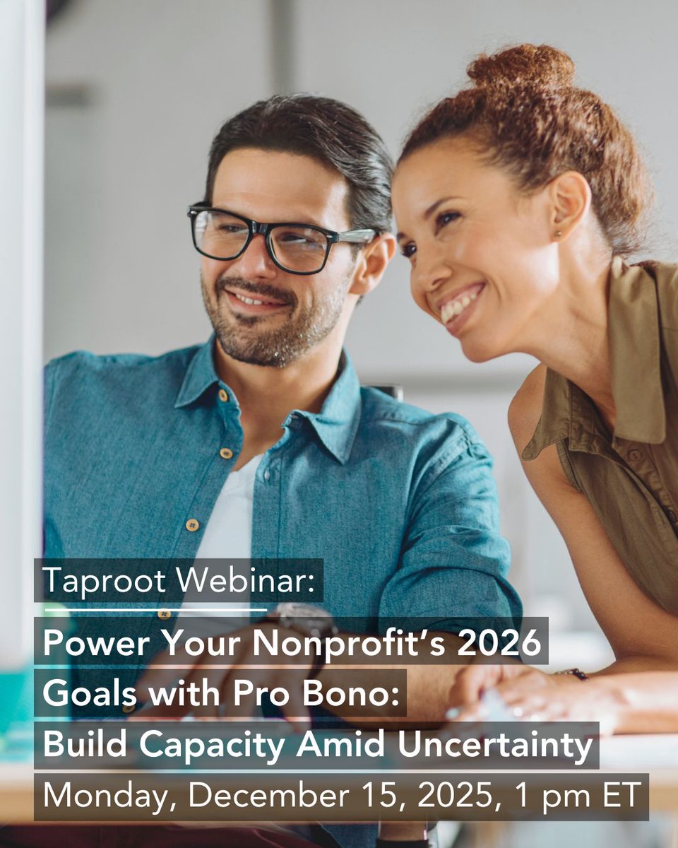 With Giving Tuesday over and your nonprofit's year-end campaign well under way, you may be starting to think about 2026 goals. What’s on your nonprofit’s 2026 roadmap—and how will you get there in a time of social uncertainty and shifting funding sources? 

Pro bono support can