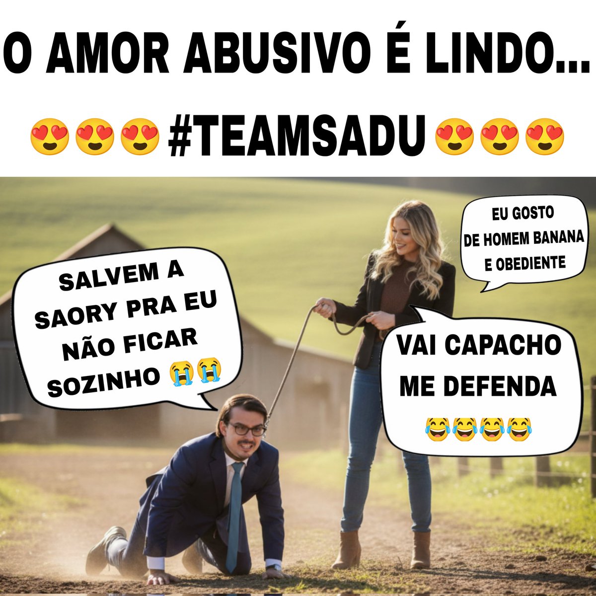 Araiodox's tweet photo. O amor é lindo 😂 

#AFazenda17 #AFazenda #ForaSaory #ForaTamires #ForaMesquita #FicaSaory #FicaMesquita #FicaTamires https://t.co/dkCQQlIj4x