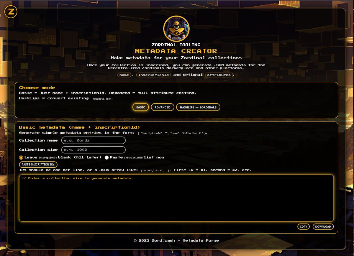 Zordtoshi's tweet photo. @Anonymistxyz Is it still open for submissions ?

If not here are my tools anyway hope they help some people...

If you run a node these tools can help - 

Inscription viewer
Metadata creator
Full UTXO control and CLI tools 

https://t.co/22LlqNhJpN https://t.co/PLSB16BJ35