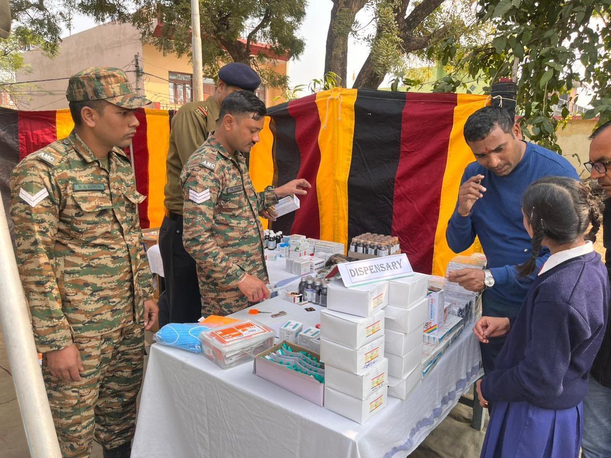 dgafms_mod's tweet image. Under the vision of Viksit Bharat @2047, #MilitaryHospital Fatehgarh marked the International Day of Persons with Disabilities by organising a comprehensive health check-up camp for specially abled children, with dental services provided by #MDC Fatehgarh. Aligned with the 2025