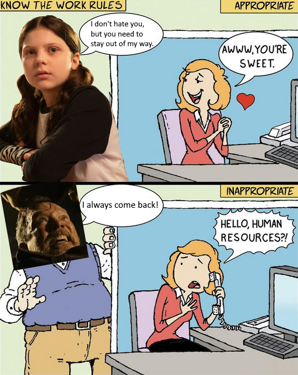 #fnaf2movie spoilers
Well Incorporated Quote vs Harassment