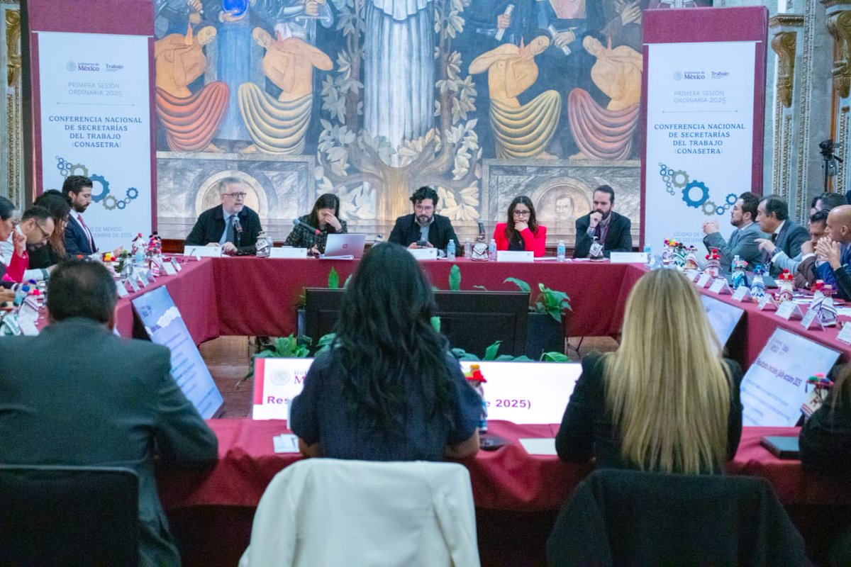 Este jueves, participé en la Primera Reunión Ordinaria 2025 de la Conferencia Nacional de Secretarios de Trabajo (CONASETRA), inaugurada por el Secretario de Trabajo y Previsión Social, <a href="/marathb/">Marath Bolaños</a>.

En este primer día, junto con Secretarios y Secretarias de Trabajo de todo el país,