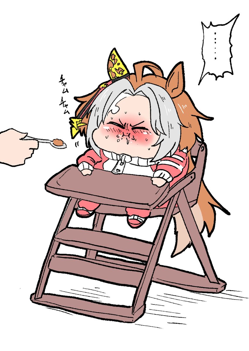 #せっかくなのでウマ娘もぐもぐダービーもください 
たくさん食べて大きくおなり 