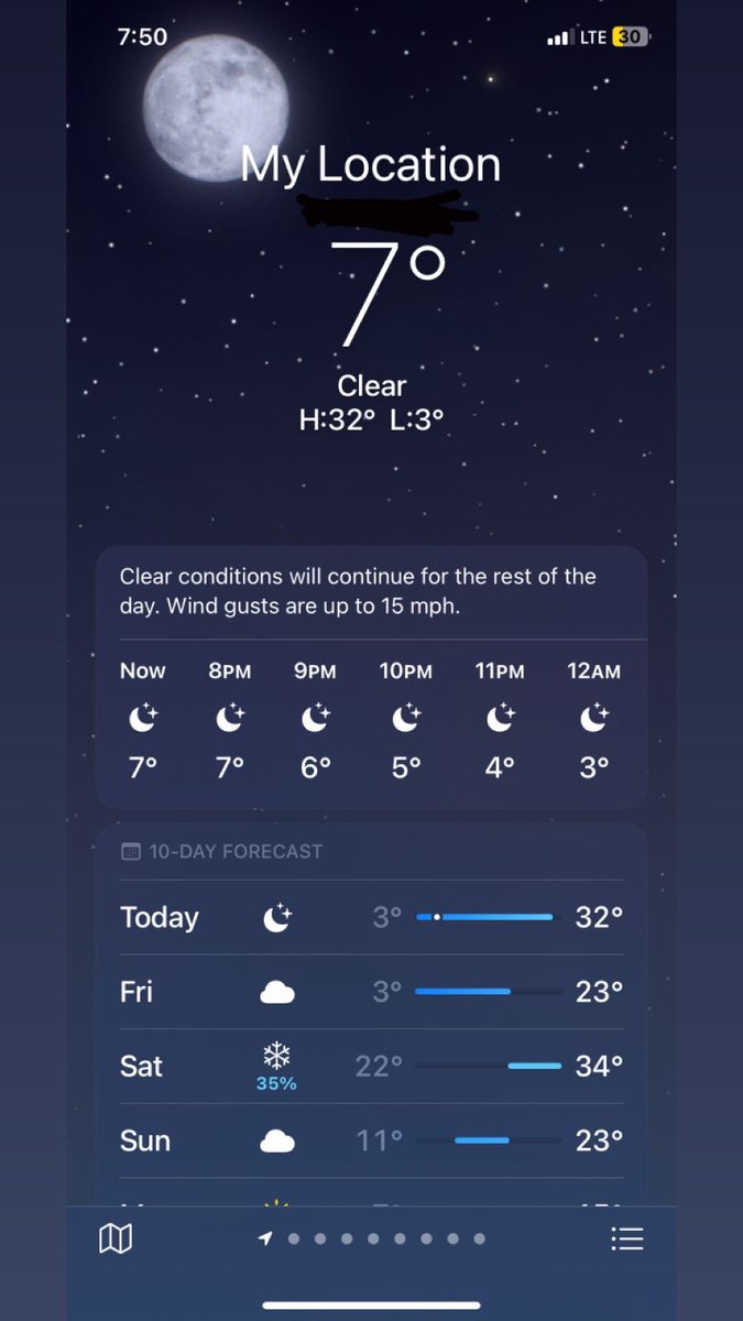 Is it too late to come back down south? Holy fack