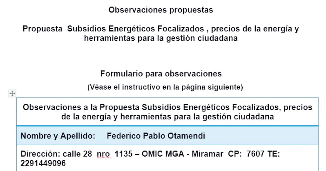 La OMIC <a href="/MunGralAlvarado/">MGA</a>  se presentará en la Consulta Pública convocada x la <a href="/Energia_Ar/">Secretaría de Energía</a> s/ cambios en los subsidios de luz y gas
Los cambios propuestos por el Gobierno implica dejar afuera de los beneficios a 140 mil usuarios  y reducirlos aún mas
#DefensadelConsumidor