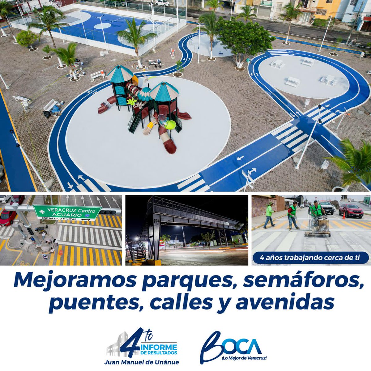 _BocadelRio's tweet photo. “Modernizamos vialidades estratégicas, recuperamos áreas deportivas y recreativas para el disfrute de miles de boqueños”: Alcalde @juanmanuelunanue

#4toInformeBoca https://t.co/Rv0abudfOX