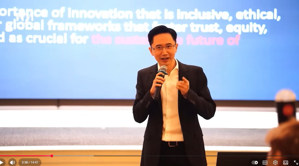 ninaBkk's tweet image. [1 ธันวาคม 2568] : 📹"ศ.ดร.ยศชนัน นักวิจัยด้านสมองและวิศวกรรมชีวการแพทย์ ปาฐกถา ย้ำ“สิ่งที่ #AI ไม่เก่ง คือ สิ่งที่มนุษย์เก่ง”..."
#NewTech #HealthTech #Mahidol 
.
youtu.be/dxiOGTB7FwI?si…
https[:]//youtu.be/dxiOGTB7FwI?si=wNaDSw4OKTrbBPZh
.