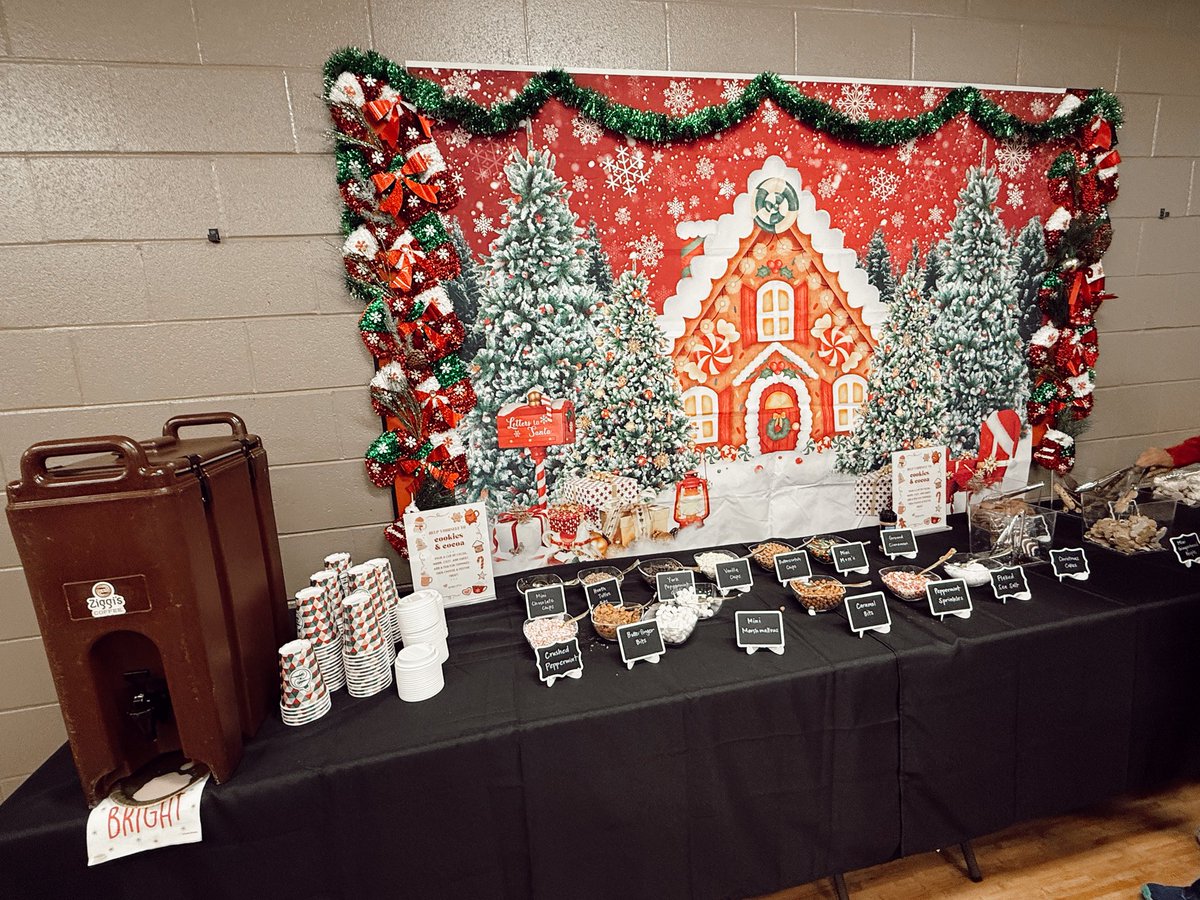 Thank you <a href="/JenksPta/">Jenks PTA</a> for treating us to a hot chocolate bar and sweet treats! #mjejags 

💜, <a href="/MJEThirdGrade/">MJE Third Grade</a> 
<a href="/MJEjags/">Jenks Elementary</a> <a href="/MCTC_RealWorld/">Miller Career & Technology Center</a>