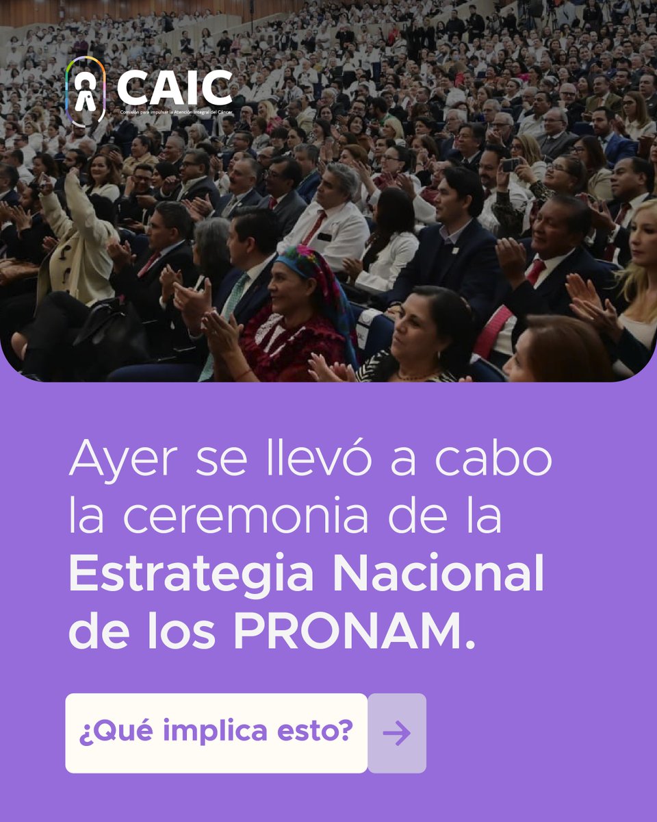 Com. para Impulsar la Atención Integral del Cáncer tweet media