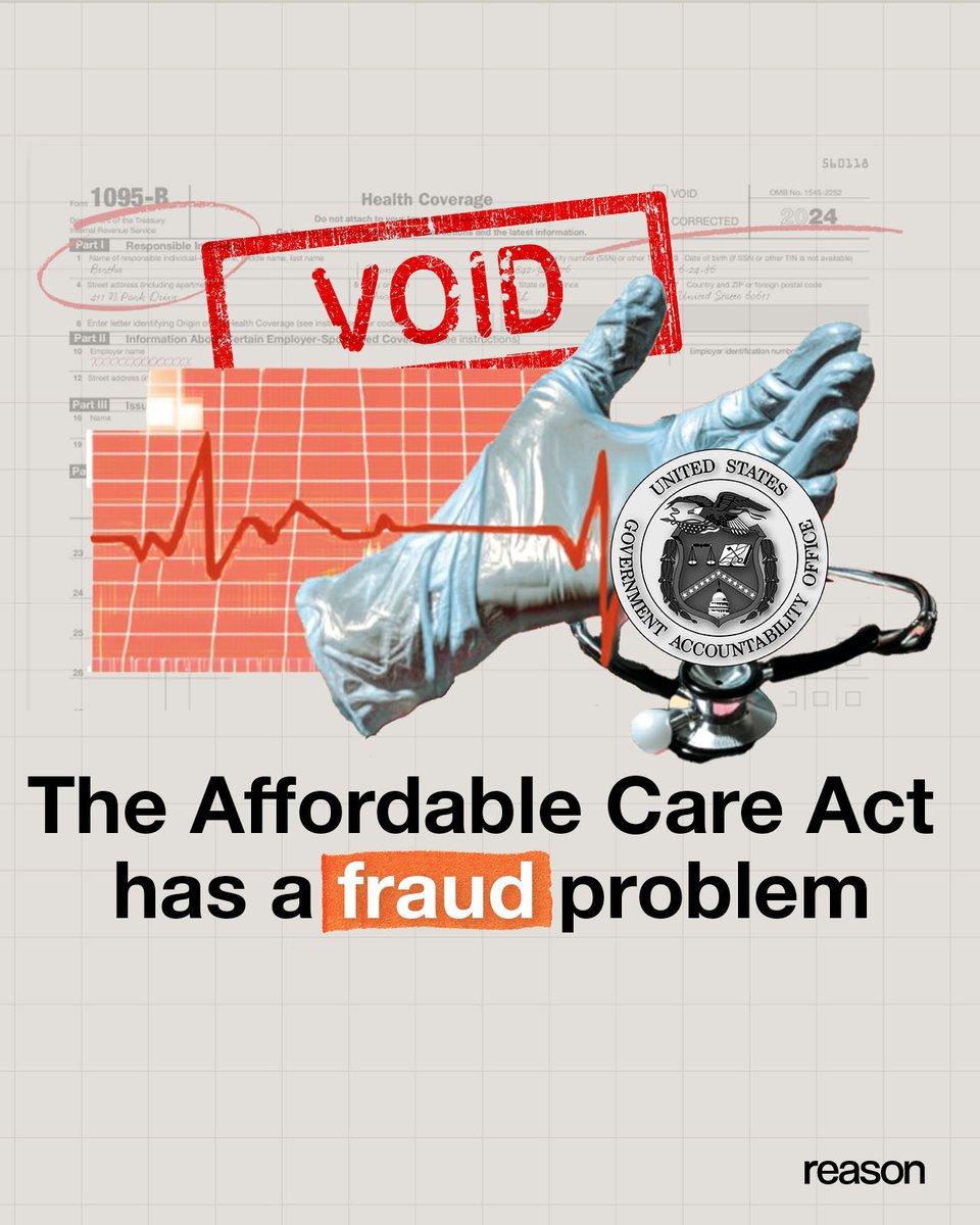 A new report suggests the Affordable Care Act's health insurance exchanges are rife with fraud.

Read more: reason.pub/4pQnBmb