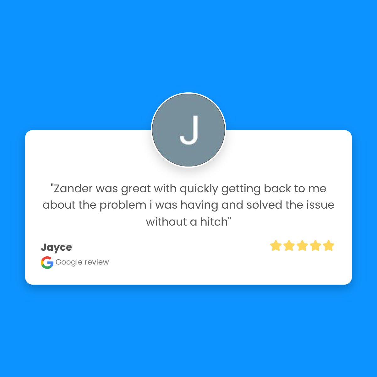 qnectu's tweet photo. Another 5 star review from an awesome qnectU client. Thank you Jayce! https://t.co/LWL7i7XJsv