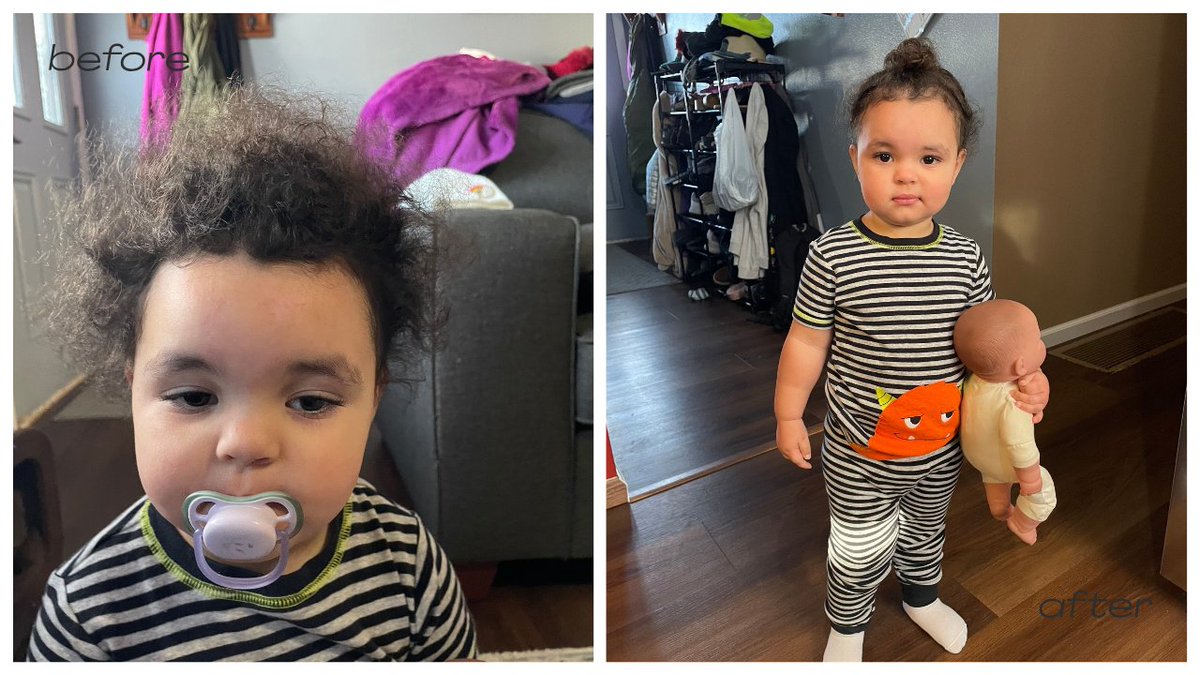 KayfabeAdam's tweet photo. @kayfabemarkspod check out My daughter's daycare glow up! She went from @Tr1balKe1th to the Tribal Chief @WWERomanReigns . 
Thoughts? @bigtroubleBB @KayfabeTyler 
#TribalChief #TribalKeith #WWE #IWC https://t.co/5UhkIFTpDJ
