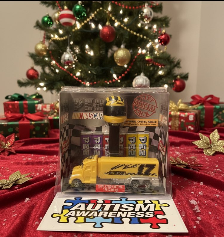 🎄🏁🎅⛄️
Day 4 Christmas  Giveaway for
Autism Awareness in <a href="/NASCAR/">NASCAR</a>

You can win this @MattKenseth Pez dispenser &amp; diecast. 🏁

Enter for a chance to win! ⤵️
Follow-Repost-Tag Some Friends!

Winners notified on Christmas Day!🎄