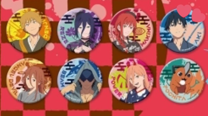 交換】 チェンソーマン OMATSURI POPUP 缶バッジ レゼ編 譲）デンジ