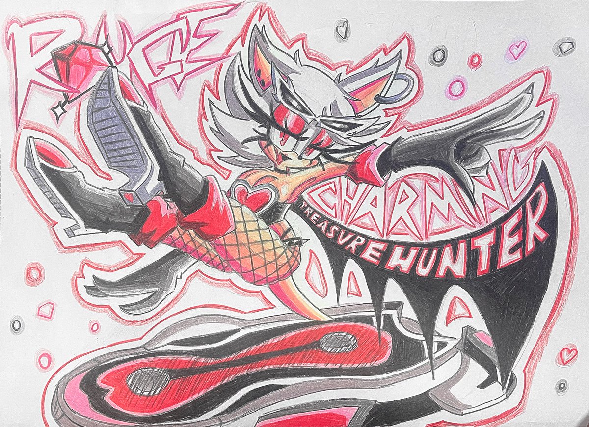 Shaniopolis's tweet image. Your Charming Treasure Hunter, Rouge the Bat 🤍❤️!