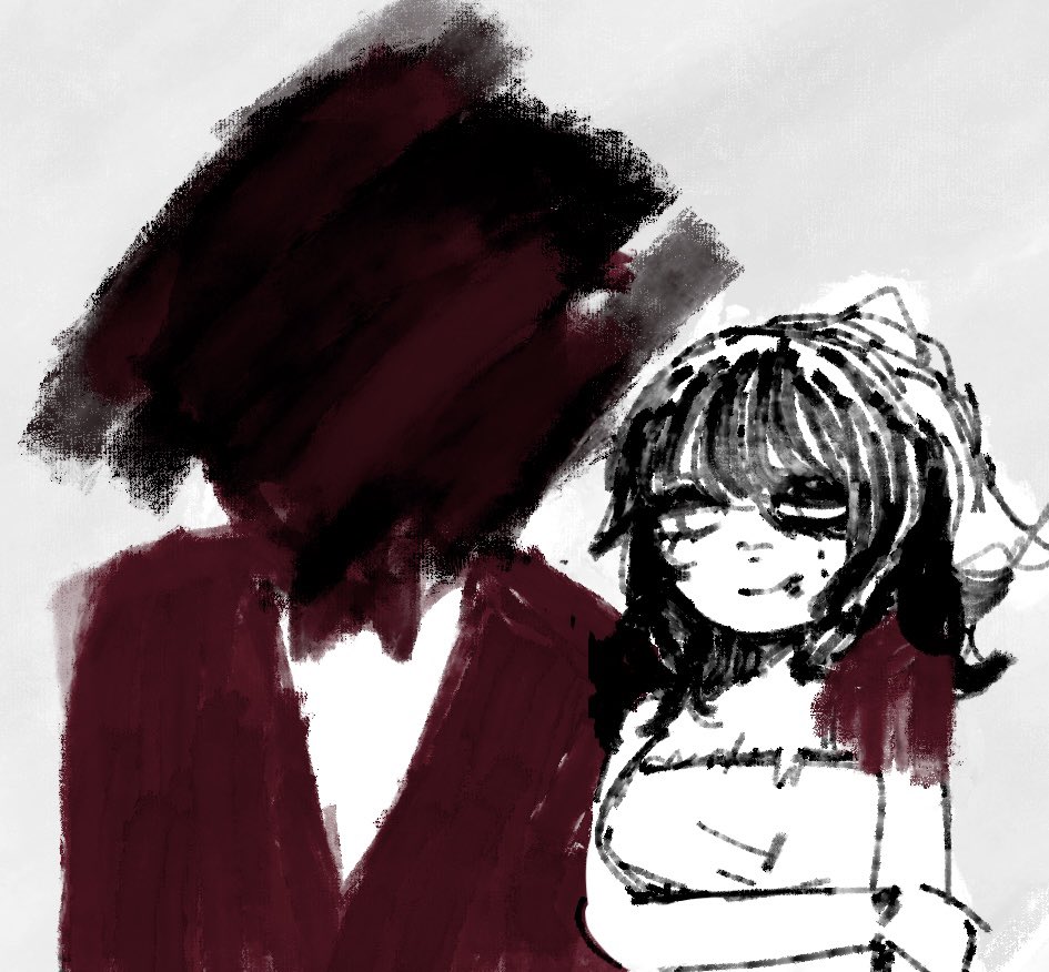 Just married! 🤪 

( oc lore doodle dont wrry about it )