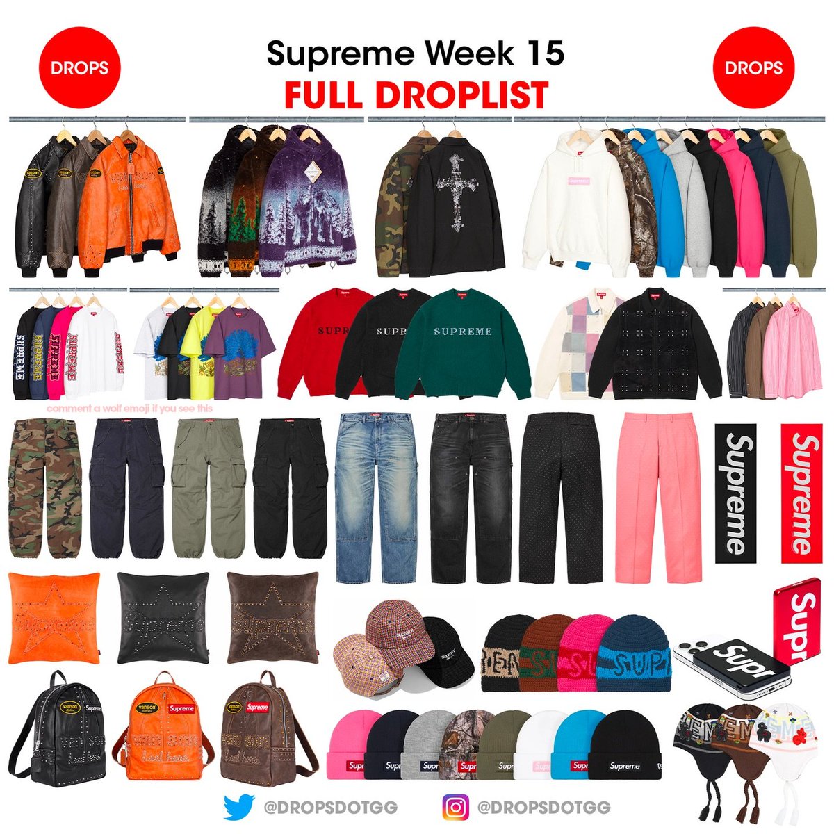 SUPREME 2025 FW week15 - 2025年 12/6 11:00 発売 (シュプリーム