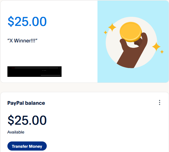 KDuckyQuacks's tweet image. Thanks for the win @TIMMYonTILT! Awesome surprise today 😎. #Legit #WINNING🤑