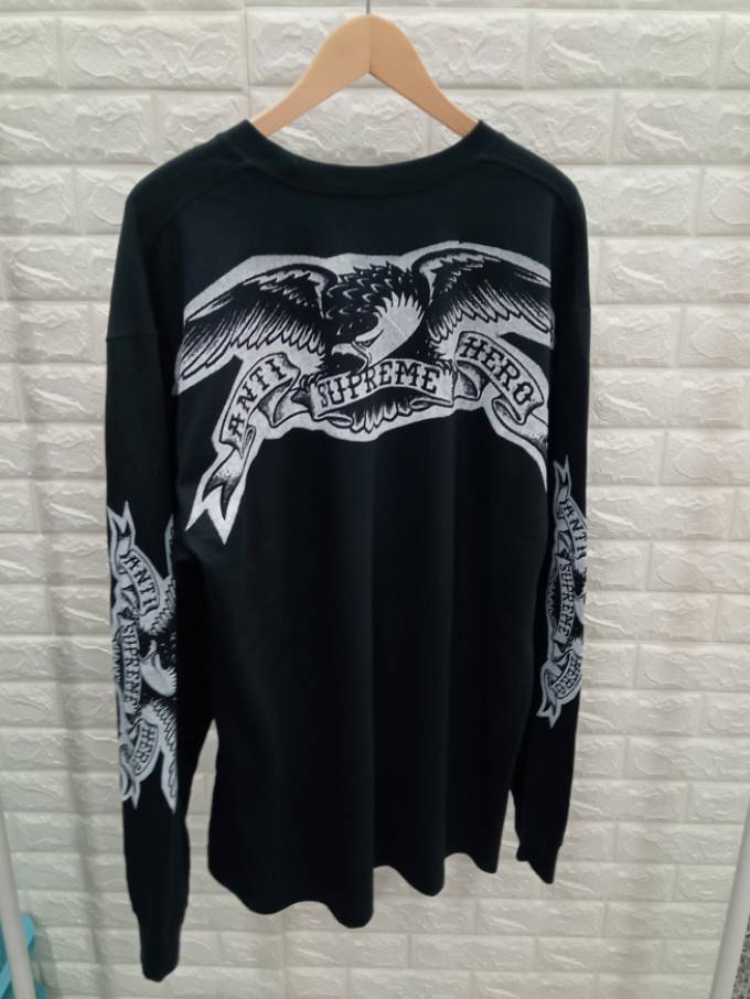 Supreme × ANTIHERO Eagle Tee black 25AW 買取させていただきました♪