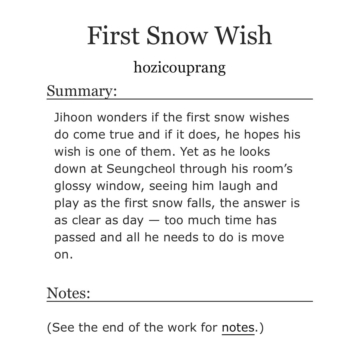 hozicouprang's tweet photo. #coupzi / #jicheol fic

🔗 : https://t.co/eWyMwBWLMa https://t.co/yipLueRt1J