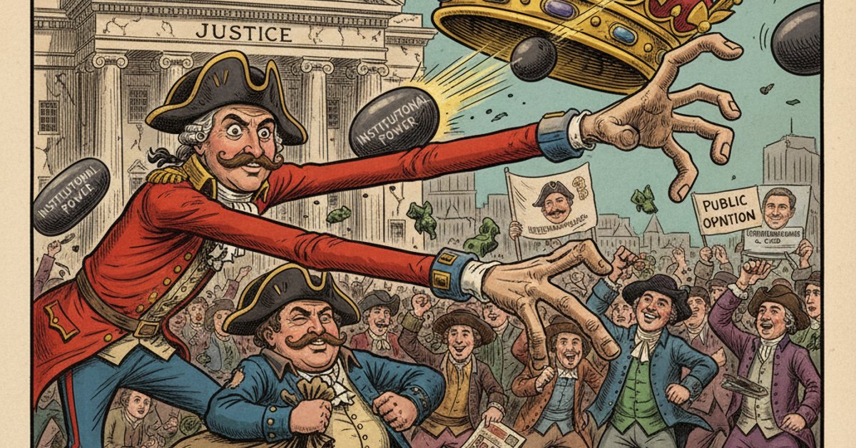 fauxiosnews's tweet image. Federal pursuit of Mangione for an act against institutional power reveals echoes of colonial justice.

#Justice #FederalPower #AmericanRevolution #PublicSentiment #InstitutionalCritique