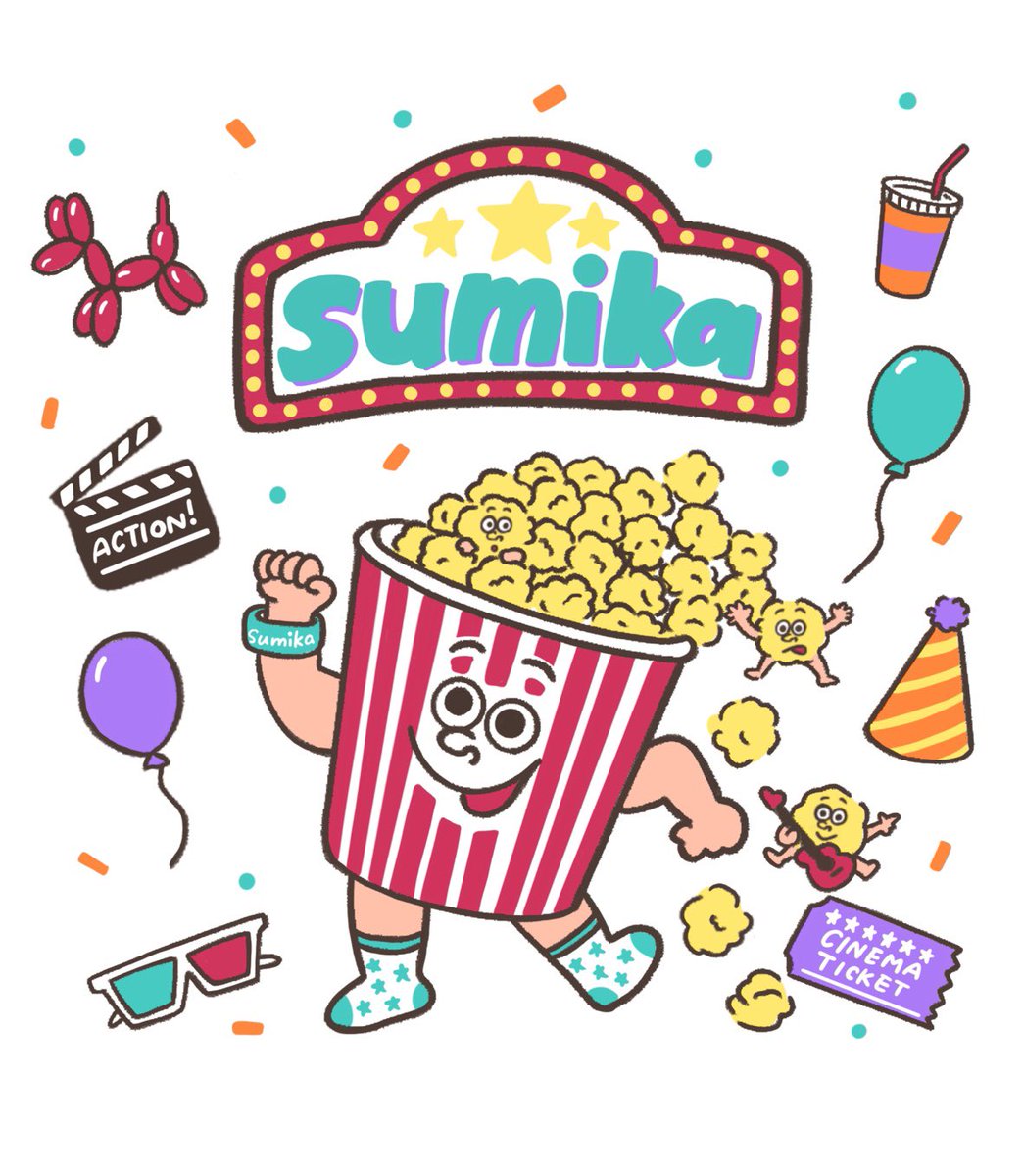 🍿お知らせ🍿 sumikaさん@sumika_inc のライブグッズのイラストを描か