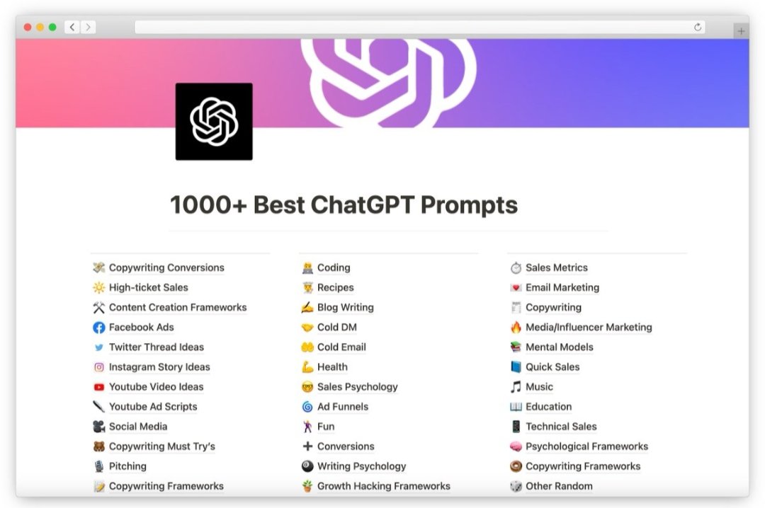 ChatGPT can triple productivity.

Over time, we’ve collected 500+ of the Best ChatGPT prompts to enhance your life.

We’re giving it away FREE in the next 24 hours.

Follow, Like, Retweet, Comment 'chat'

&amp; We’ll DM it to you, for free.

(Must be following me to DM)