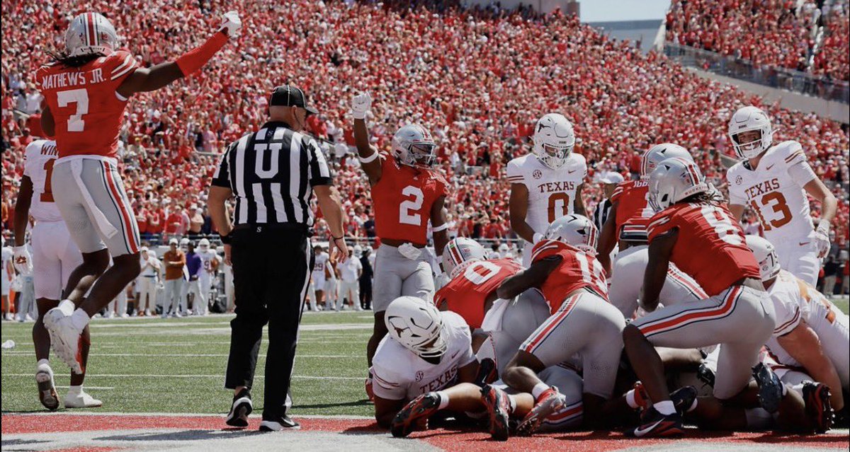 TheBuckeyeNut's tweet image. Ohio State played in the two most watched games of the college football season:

No. 1: Ohio State at Michigan (18.4M viewers)

No. 2: Texas at Ohio State (16.6 million viewers)