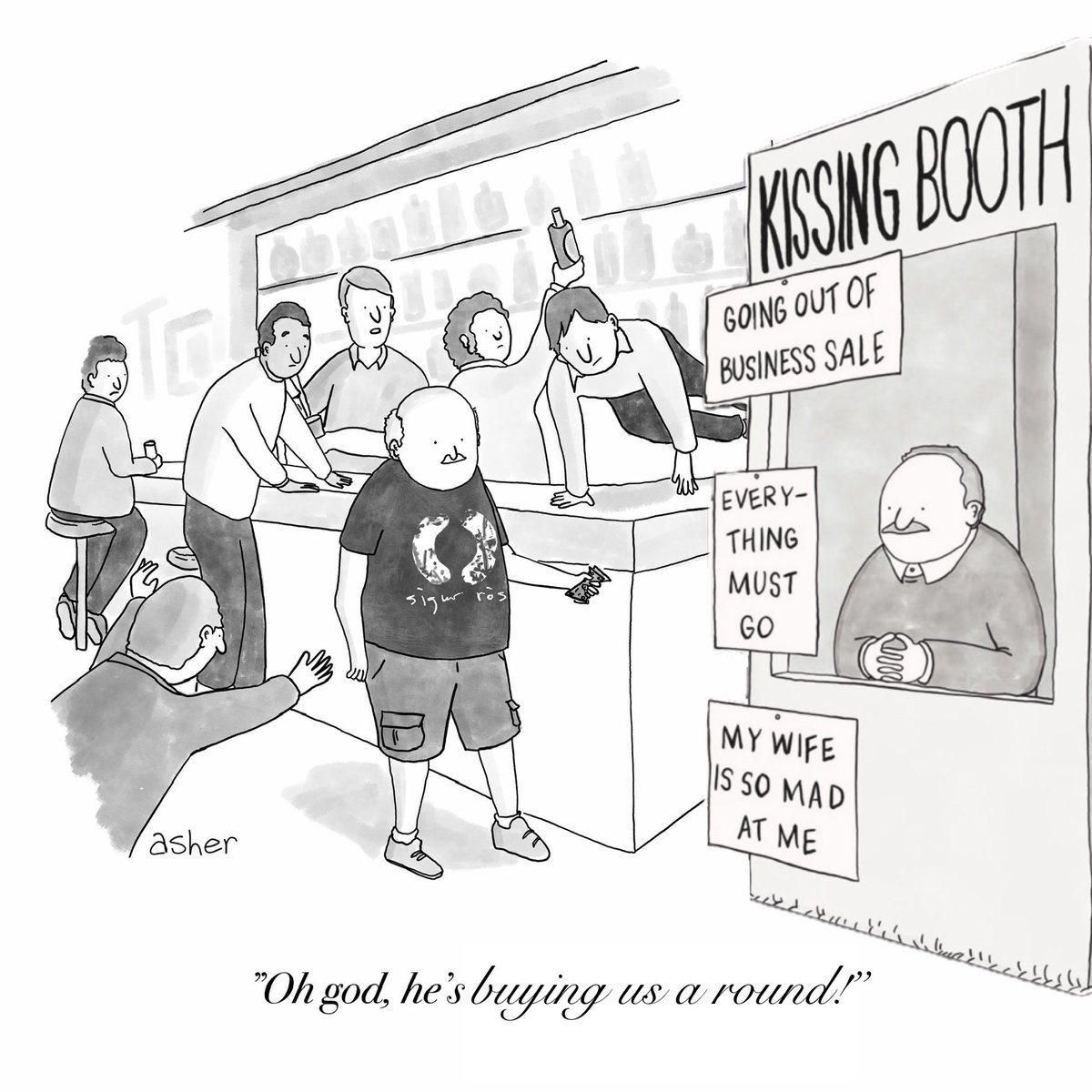 Lunaricide's tweet image. Here is my favorite mashup of @asherperlman comics. I love how his perspective makes it work: