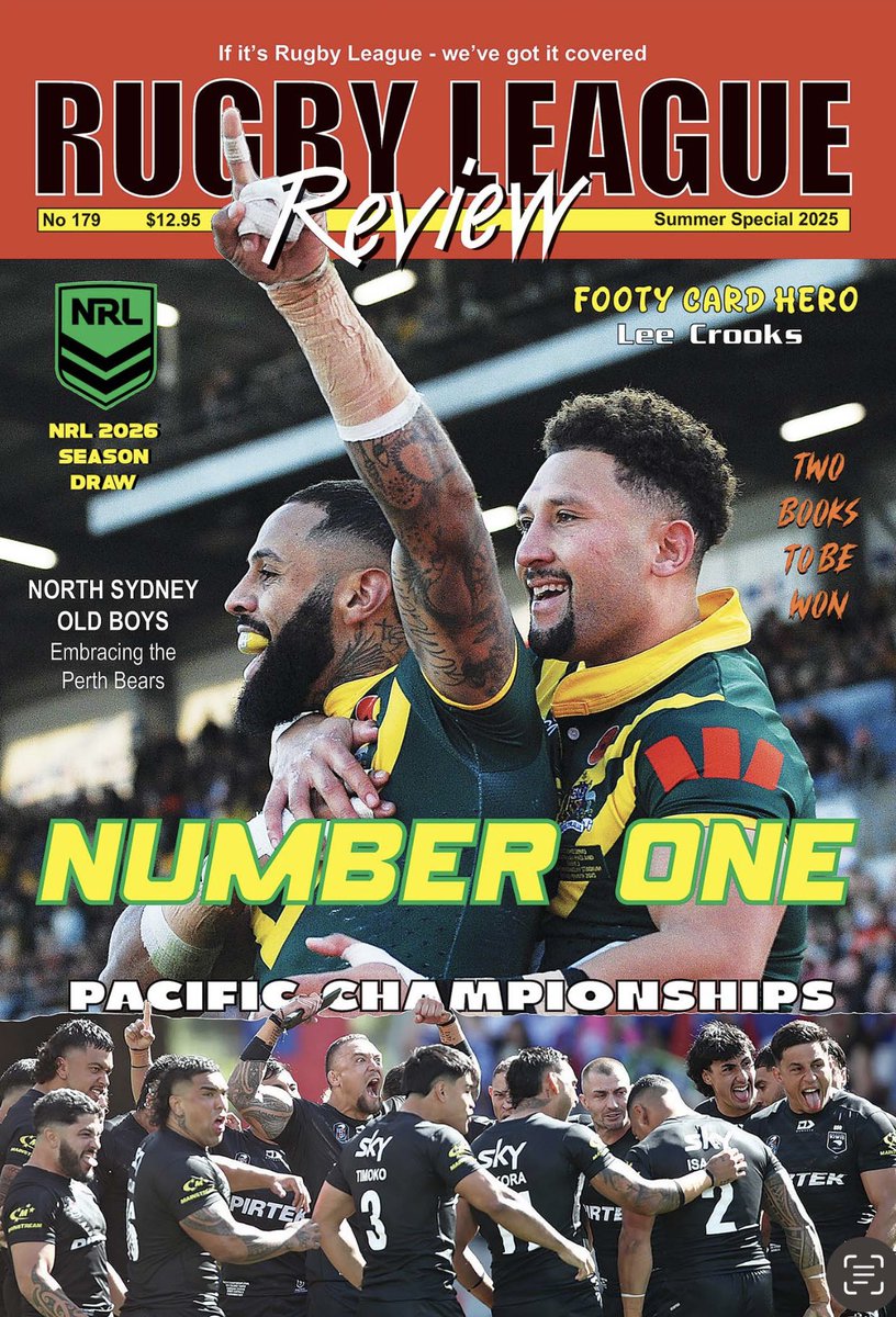 RL_Review's tweet image. The new issue of Rugby League Review is out now at selected newsagents. 

Subscribe now at rugbyleaguereview.com/subscribe.htm

Single copies available on Ebay.