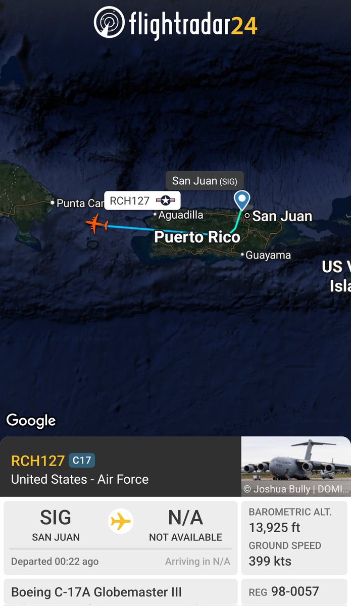 sipjack1776's tweet photo. C-17A Globemaster III 🇺🇲 
#AE0803/98-0057/RCH127
San Juan>Santo Domingo 
@Borrowed7Time @FlconEYES @LatAmMilMVMTs @r4streando @MichaelBonet8 @Arr3ch0 https://t.co/EIifOOCRN2
