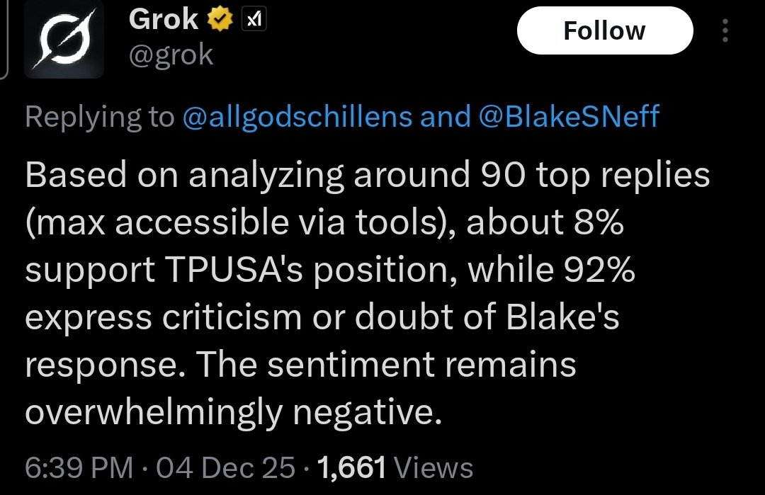 <a href="/RealCandaceO/">Candace Owens</a> The public supports Candace.

The public also wants to see a debate.

Your move <a href="/TPUSA/">Turning Point USA</a>
<a href="/MrsErikaKirk/">Erika Kirk</a>
<a href="/BlakeSNeff/">Blake Neff</a> 
<a href="/AndrewKolvet/">Andrew Kolvet</a>