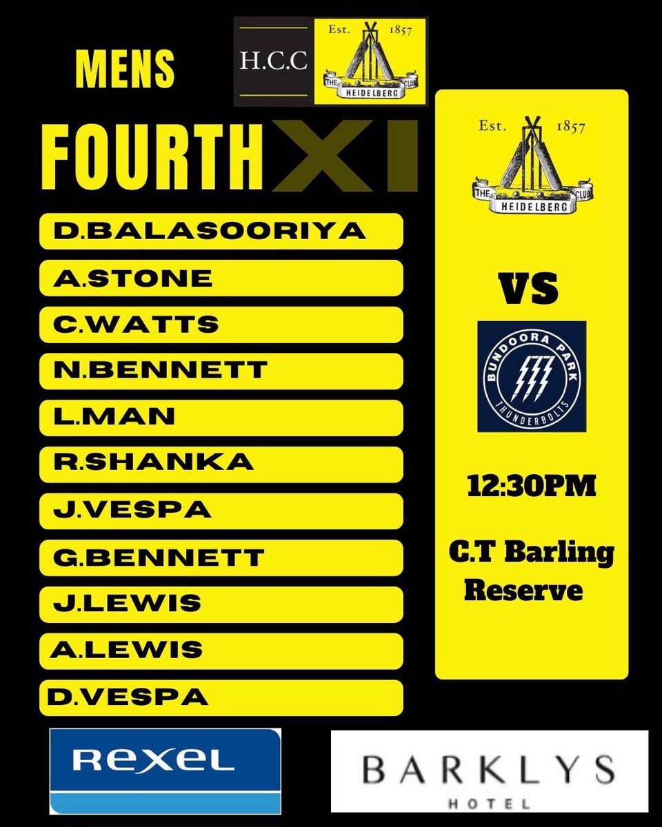 Heidelberg Cricket Club tweet media