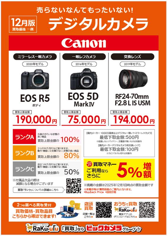 年末セール(^-^)(^-^)Canon　レンズ　カメラ 冬の超高額買取祭】開催中♪ 新商品カメラがぞくぞく登場！！ 今使って