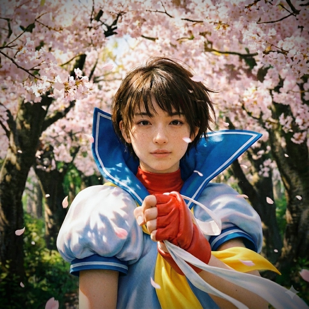 春日野 さくら 想起許多年以前遊戲雜誌送過一張我很珍藏的海報