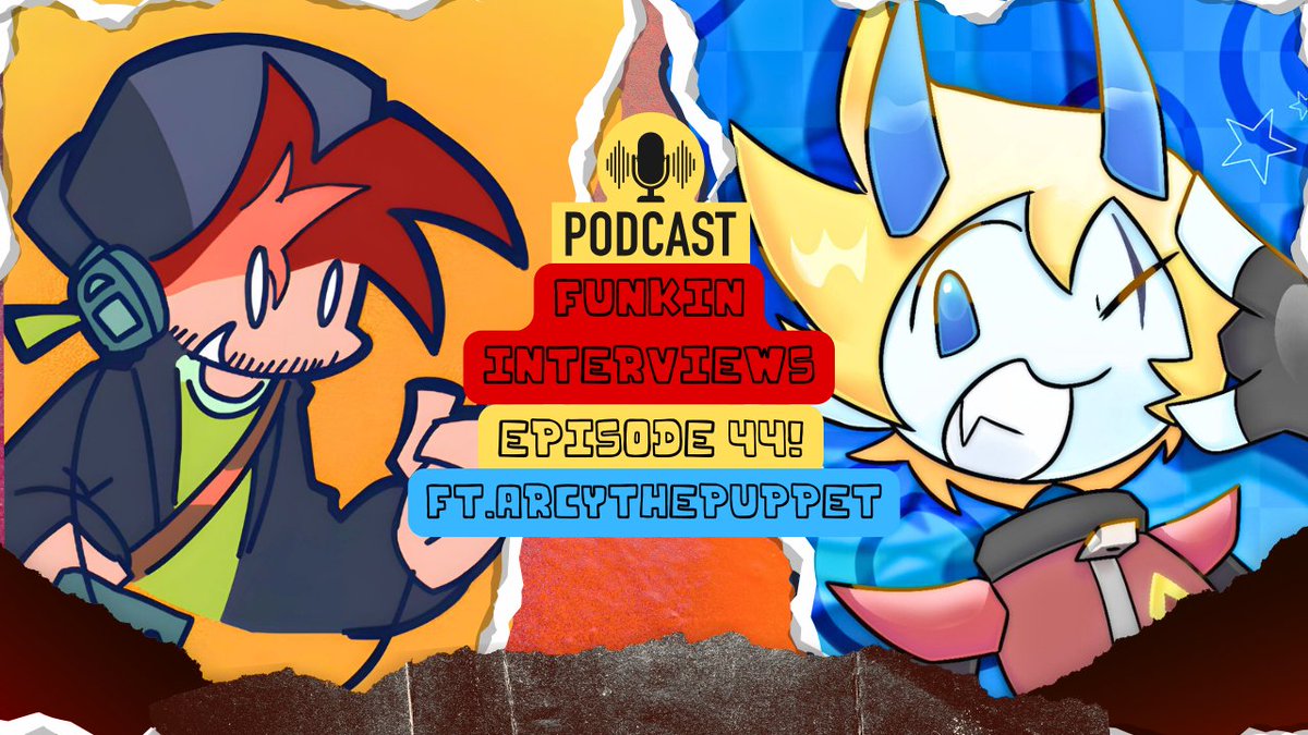 Funkininterview's tweet image. Here&apos;s the next Interviewee
@ArcyThePuppet 
Feel free to drop by this Saturday at 7:30 Pm est!
Got Question for them, drop them below!
