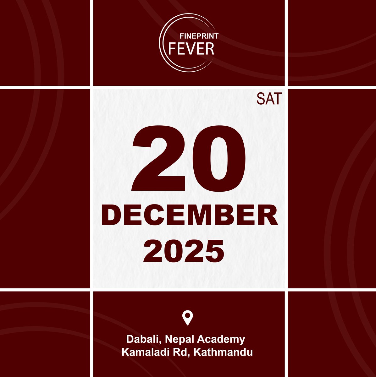 A day to soak in the literary fever. Mark your calendar!