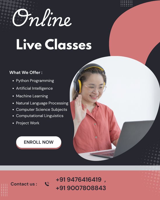 BibekKunduCSE's tweet image. Learn AI, ML, Python online from an industry-experienced instructor. For details and enrollment, call +91 94764 16419. #onlinelearning #artificial_intelligence #pythonprogramming