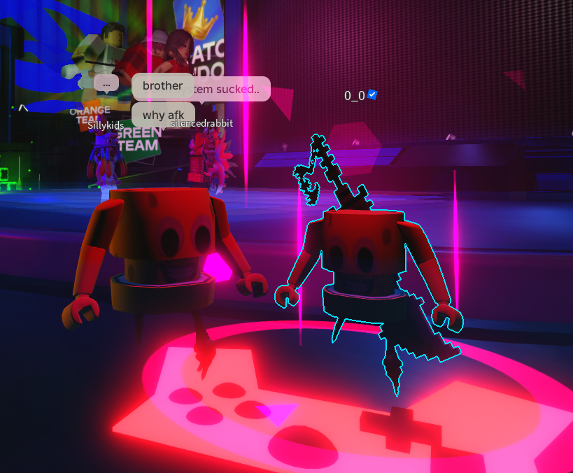 I meet nice people today
<a href="/RealSillykids/">Sillykids</a> and <a href="/chocoexistsyk/">the silenced rabbit</a> 
and look who I found my lost brother <a href="/0_0games/">0_0</a>