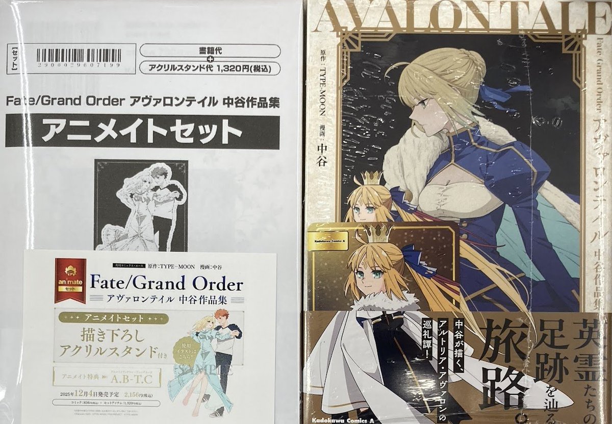 ✨書籍入荷情報✨】 『Fate/Grand Order アヴァロンテイル 中谷作品集 