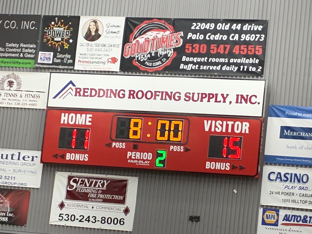 Arcata with the first quarter lead over Uprep in the second game of the 2025 Harlan Carter