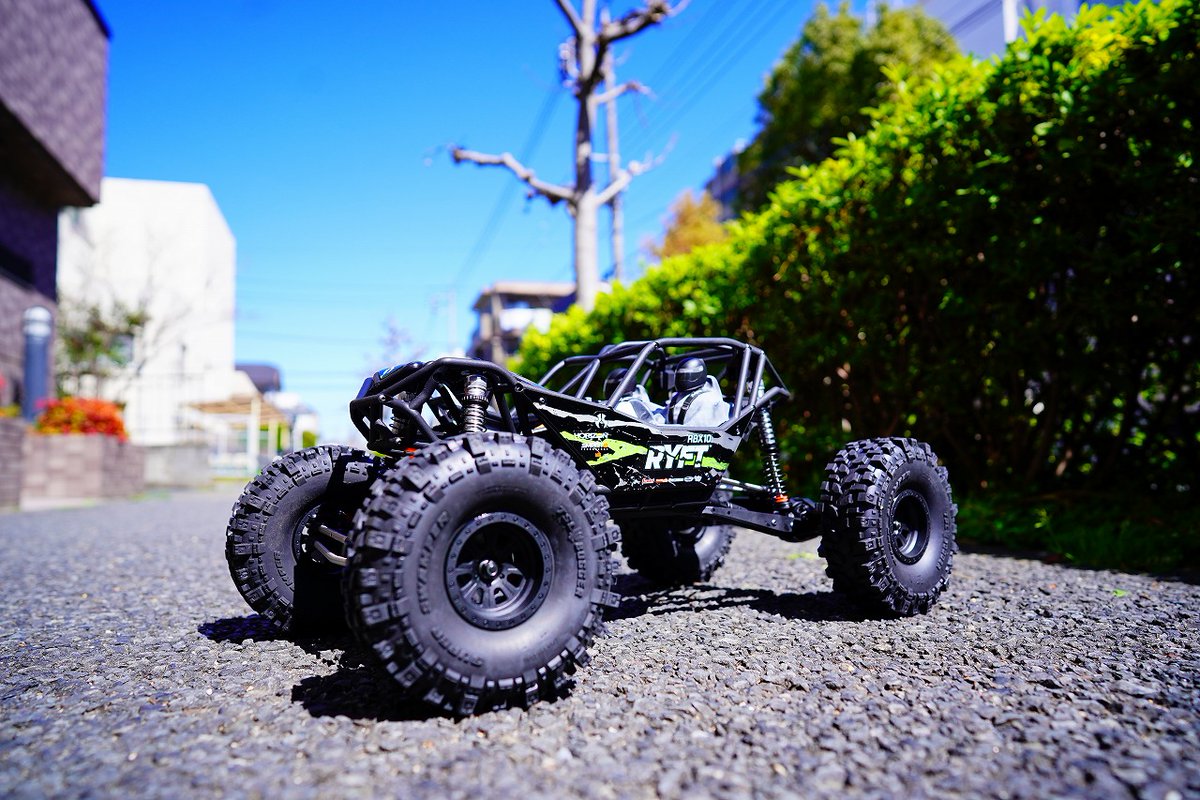 OBLHOBBY's tweet photo. 【在庫即納】Axial アキシャル　ロックバウンサー【黒】1/10 RBX10 RYFT 4WD BRUSHLESS ROCK BOUNCER RTR, BLACK　品番NO.AXI03005T2
https://t.co/xk2yt8HCel
#axialrc 
#アキシャル
#OBLHOBBY https://t.co/LShKTRxkXC