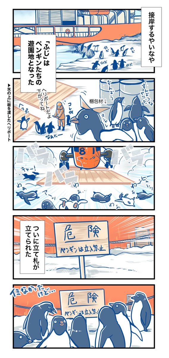 ⚠️ペンギンは立入禁止⚠️