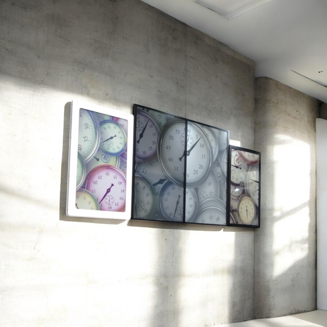 CREA_2007's tweet image. ￣￣￣￣￣￣￣￣￣￣￣|■□
　EPS×4面タイリング
□■|＿＿＿＿＿＿＿＿＿＿＿＿

🌟モノクロ &amp;amp; カラー タイリング
🌟館内マップ
🌟インフォメーションボード

📑 詳細・資料ダウンロードはこちら
▶ crea2007.co.jp/dl-documents/

#電子ペーパー
#EPS
#サイネージ
#クレア
#美術館
#エントランス