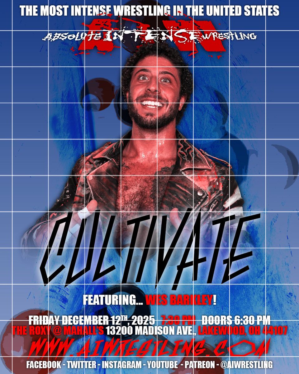 aiwrestling's tweet photo. 12/12 Lakewood,Ohio
@Mahalls20Lanes 

Tickets: https://t.co/J9ddmNsH0i https://t.co/ymLlOBxaKU